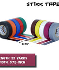 Heavy-Duty Multicolor Electrical Tape 3/4-Inch By 22 Yards Workhorse For Contractors, multiple colors, 10 pack displayed