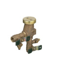 Anti Siphon Pressure Vacuum Breaker With Quarter Turn Shutoff And Tee Handles One Half Inch Beefy Bronze Body For Reliable Irrigation Backflow Prevention And Durable Performance