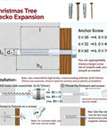 Heavy Duty Metal Expansion Anchors With Screws 50 Pack For Hollow Walls, Tough As Nails High Strength Expansion Fasteners For Drywall Concrete Brick Masonry, Wall Repair Anchor Kit With Screws And Bolts. metal wall anchor installation guide with 6x32 size