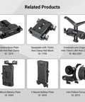 Hella Lightweight 15mm Carbon Fiber Camera Support Rods 12 Inches Pack Of 2 Smooth Matte Finish Hooks shown with related products