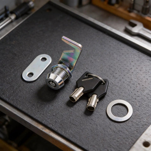 Tubular Cam Lock Kit Five Eighth Inch For Tool Boxes Drawers And Cabinets With Zinc Alloy Hook Lock Keyed Alike Includes Keys