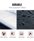 Go To Replacement Outdoor Swing Canopy Top Cover fabric detail, water and dirt-resistant 190T polyester taffeta.
