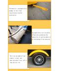 Heavy Duty Road Crack Filling And Sealing Machine with Automatic Heating, yellow drawbar and motor components, durable tires