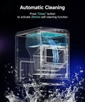 Transparent view of Nugget Ice Maker Countertop Delivers Chewy Pebble Ice On Demand 40 Lbs Per Day With 1.8L Tank Self Cleaning Sonic Ice Machine