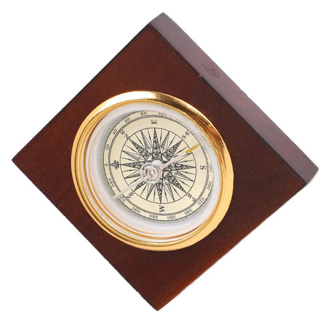 Go To Portable Alloy Compass With Wooden Box For Camping And Hiking Essentials Vintage Aluminum Outdoor Gear