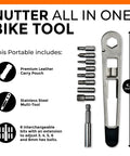 On The Go MTB Repair Multitool For Mountain Road And Dirt Bikes With Spanner Magnetic Bit Set Tire Levers And Bottle Opener