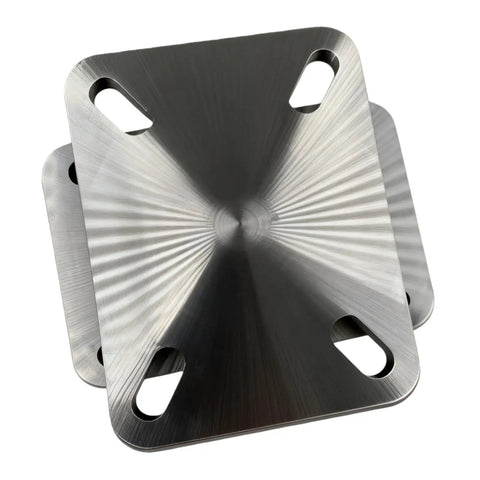 Heavy Duty Bearing Turntable Plate 5500 Lb Rating Greaseable Kingpinless Design for Workstations Weld Tables Displays
