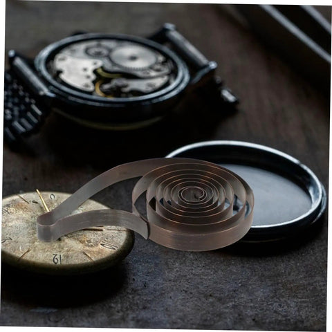 Mechanical Clock Spring For Alarm Clocks DIY Repairs And Craft Projects Replacement Component on vintage clock face