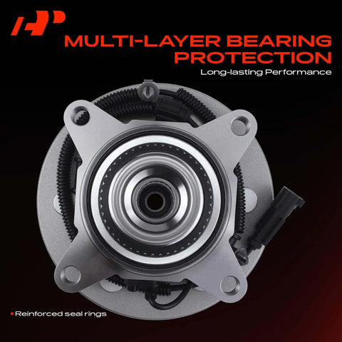 Front Wheel Bearing And Hub Assembly Abs Sensor Ready 6 Lug Bulletproof Setup Fits Ford Expedition And Lincoln Navigator 2015 To 2017 Four Wheel Drive Heavy Duty Roller Bearing Rig