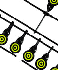 Image of Six Target Air Gun Resetting Target For 22 And 177 Caliber Pellets And BBs Tough As Nails Steel Build Compact Weather Ready Practice Set