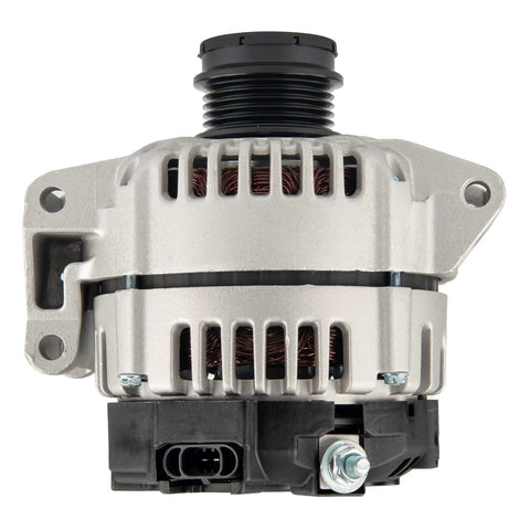 Front view of Alternator Replacement That Delivers Solid Charging Power For 2003 To 2007 Saturn Ion Vue 2.2L L4 And 2002 To 2005 Chevy Cavalier Malibu Classic Alero 13944N 12V 105Amp CW 5 Groove Pulley