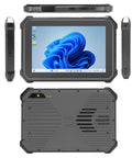 Knucklebuster Proof Rugged 7 Inch Industrial Tablet With Windows 11 Pro Intel N100 Chip 8G Ram 128G Drive IP67 Waterproof Display