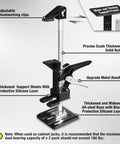 Yellow Jacket 2 Pack Cabinet Jacks For Drywall And Shiplap Installation, detailed features of adjustable woodworking clips and metal handle.