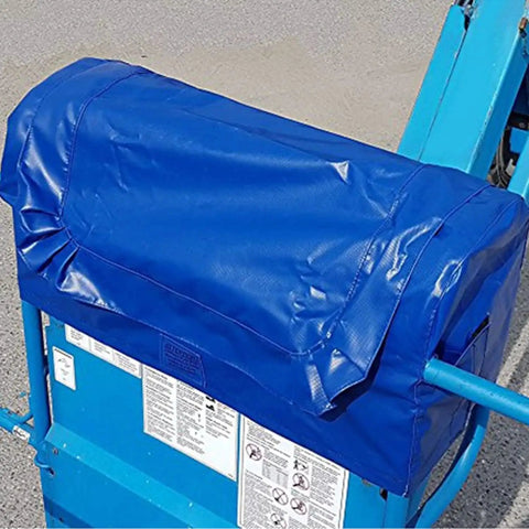 Tough As Nails Heavy Duty Control Box Cover Replacement For All Fuel Powered RT Genie Boom Lifts featuring durable blue PVC shield.