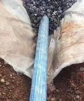 Flex Permeable Drain Pipe Kit For Underground Drainage With Slope For Lawns Yards And Planters, Heavy Duty Flexible Drainage Solution