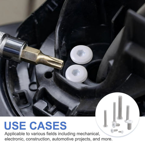 20 Piece Pack M4-0.7 X 12Mm Button Head Hex Socket Screws Hella Durable 304 Stainless Steel With Full Thread Self Tapping Design For Furniture And Auto Diy Hardware Fixes in use with power tool for applications.