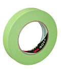 Pro Grade High-Performance Green Masking Tape 401 Plus For Sharp Paint Lines With Superior Adhesion And Clean Removal, 24 mm x 55 m