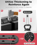 7 Inch Kayak Rail Mount Track for low profile gear shown with durability test and material details