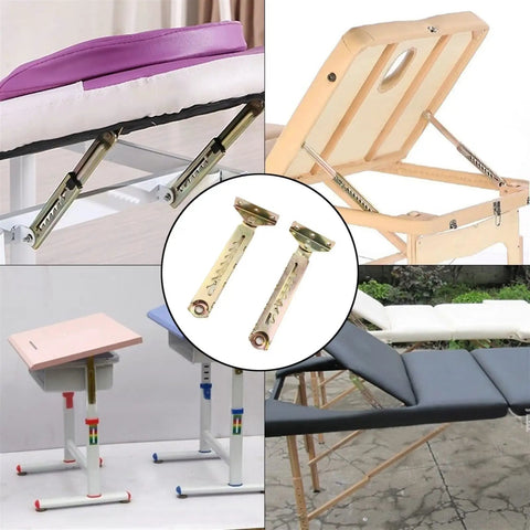 Heavy Duty Cabinet Door Hinges Set With 10 Gear Adjustable Angle Desk Lifting Rods in various positions and styles