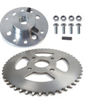 Steel Go Kart Sprocket Hub for Three Quarter Inch Bore and Three Sixteenth Inch Keyway Hardware with 40 41 420 Chain