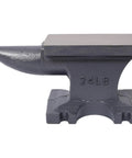 Heavy Duty Cast Iron Anvil With Single Horn And Stable Base For Blacksmiths, 24 lb, Pro Grade Tool for Forging and Riveting