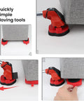 Heavy Duty Furniture Lifter With Four Sliders For Easy Safe Moving Of Sofas Couches And Refrigerators Appliance Roller
