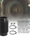 Exhaust Bellows Replacement Kit For Mercruiser Stern Drive Alpha 1 Gen 2 Bravo Includes One Bellows Two Clamps And Two Clips No Fuss Install And Tight Fit On Marine Engines Durable Build.