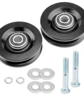 Roofing Hoist Carriage Wheel Kit For TP250 TP400 And LH200 LH2000 Elevators Replaces Part 90040 Beefy Heavy Duty Carbon Steel Two Set