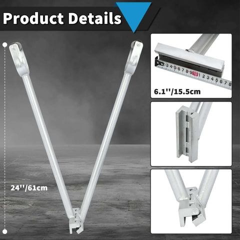 Standing Seam Roofing Hand Seamer for Metal Panels, Heavy Duty Sheet Metal Bender with Non Slip Handle, 24in length details