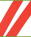 Red PVC Rim Tape For Bikes, 700C 27 Inch Wheel Rim Strip Liner Inner Tube Protection Band, flat view of 2 strips