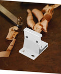 Heavy Duty Sliding Door Roller Track Guide Rail Brackets Stainless Steel Side Hang Buckle Hardware For DIY Home Renovation