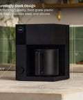 Aiden Precision Coffee Maker With Thermal Carafe 10 Cup Programmable Drip Coffee Machine in Matte Black on kitchen counter.