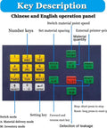 SMD Components Counter With Digital LCD Display And Leakage Detection control panel with English and Chinese keys
