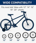 Complete 2 Piece Bicycle Training Wheel Mounting Screw Kit For Kids Bikes Kid Friendly Universal Stabilizer Attachments For 12-20 inch wheels