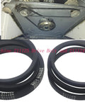 Washer Drive Belt And Pump Belt Kit 211125 211124 fits 12112425 12112425VP and installed on washer pulleys
