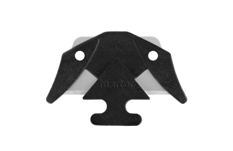 Concealed Blade Safety Cutter For Box Tape And Shrink Wrap Black Ergonomic Handle Heavy Duty Packaging Tool Blade
