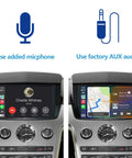 Wireless CarPlay And Android Auto Interface For Cadillac CTS 2009-2013 Retrofit Kit With Original Camera Support shown on screen