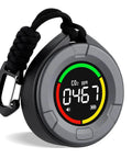 Spot On Portable Carbon Dioxide Detector With Advanced NDIR Sensor And Crisp LCD Display, compact design and carabiner for easy carry.