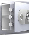 Waterproof Home Safe Box With Mechanical Password Lock Boss Level Security Fireproof Safebox 35x25x25 Cm open view