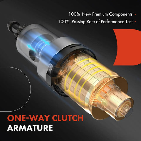 12V 2.7KW Starter Motor With 10 Teeth CW Rotation For New Holland Industrial Loader 2006 to 2012 internal view