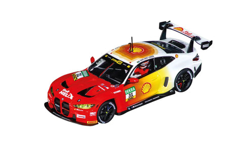 BMW M4 GT3 Schubert Motorsport No 31 DTM 2024 1 32 Scale Evolution Analog Slot Car on white background