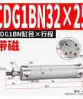 Heavy Duty Cylinder Manipulator Pull For Up And Down Adjustment Compatible With Cdg1bn20-25/32 Series on a technical diagram.