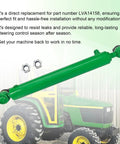 Green Power Steering Hydraulic Cylinder For John Deere Tractors And Telehandlers, Compatible With 4120 4320 4520 4600 4710