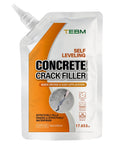 500G Busted Driveway Rescue High Flex Self Leveling Concrete Crack Filler in a pouch for quick crack repair and waterproofing.