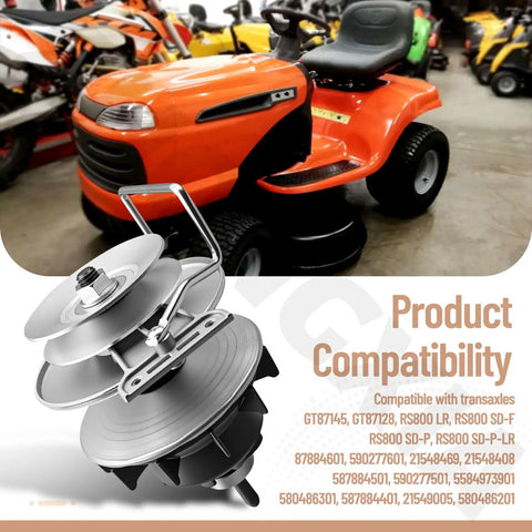 RS800 Transmission Driver Kit for transaxles with lawn mower in background, compatible with GT79452 A and others