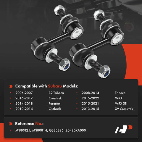 Front Sway Bar Links Stabilizer Kit For Subaru Beefs Up Your Ride With Tight Handling On Outback 2010 2014 Forester 2014