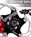 Floating 6 Bolt Disc Brake Rotor For MTB Road Bike And BMX Stainless Steel 160mm with installation screws