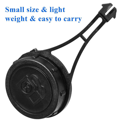 Gas Cap Replacement For Briggs And Stratton Lawn Mowers 550E 550EX Series 7 75 8 75 Hp Engines Easy To Install Fits 625E 675EX 725EX And Pro Series Replaces 799684 Direct Fit, front view of black cap with strap