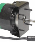 ECM Unit Bearing Motor for HVAC and Refrigeration, One Fifteenth HP, 1550 RPM, 115V, Totally Enclosed Air Over, Cast Iron Frame, Auto Thermal Protection, Ideal Replacement for Refrigerator and Freezer Applications, shaft view