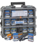 775 Piece Terminal And Disconnect Kit With Crimping And Wire Stripping Tool In Durable Carry Case front view